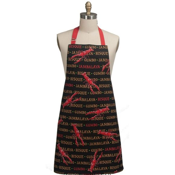 Jambalaya Chef Apron Cotton Kitchen - Picture 2 of 2